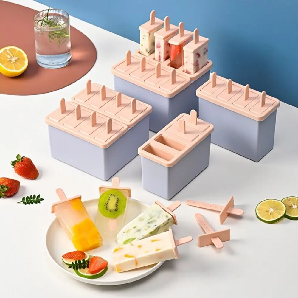 New with Lid Ice Cream Mold Kit Eco-Friendly Non-Toxic Homemade Treats Mold Easy Clean Reusable Popsicle Maker
New with Lid Ice Cream Mold Kit Eco-Friendly Non-Toxic Homemade Treats Mold Easy Clean Reusable Popsicle Maker