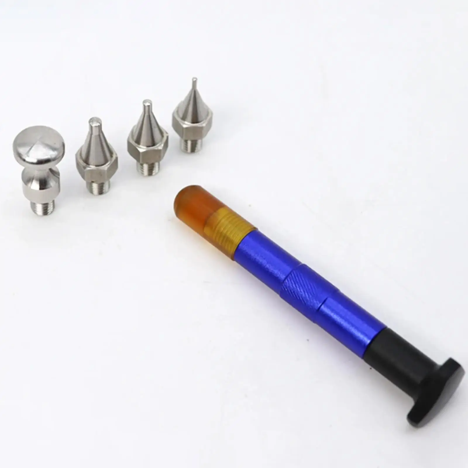 Tap Down Pen with Heads Pulling Set Lightweight Paintless Dents Repair for Hail Dents Removal Metal Plate Car Sheet
Tap Down Pen with Heads Pulling Set Lightweight Paintless Dents Repair for Hail Dents Removal Metal Plate Car Sheet