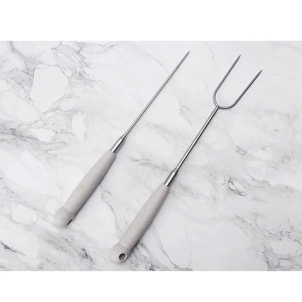 2Pcs Stainless Steel Barbecue Forks Double Single Outdoor Bbq Skewers Portable Grill Tools Camping Bbq Accessories for Chicken
2Pcs Stainless Steel Barbecue Forks Double Single Outdoor Bbq Skewers Portable Grill Tools Camping Bbq Accessories for Chicken
