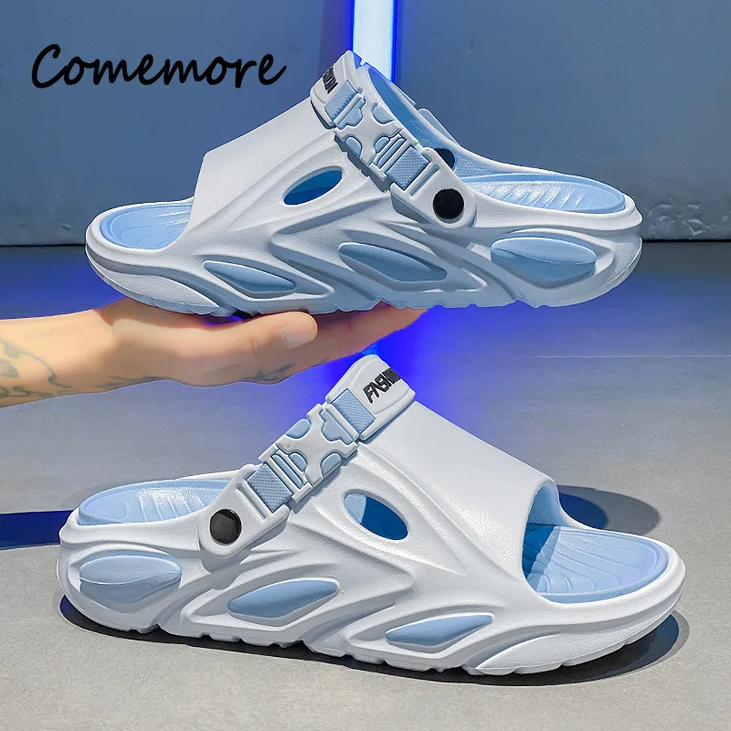Comemore Men's Causal Slippers Fashion Breathable Sandals Indoor Outdoor Shower No slip Cushioned Thickened Soft Male Slide Shoe
Comemore Men's Causal Slippers Fashion Breathable Sandals Indoor Outdoor Shower No slip Cushioned Thickened Soft Male Slide Shoe