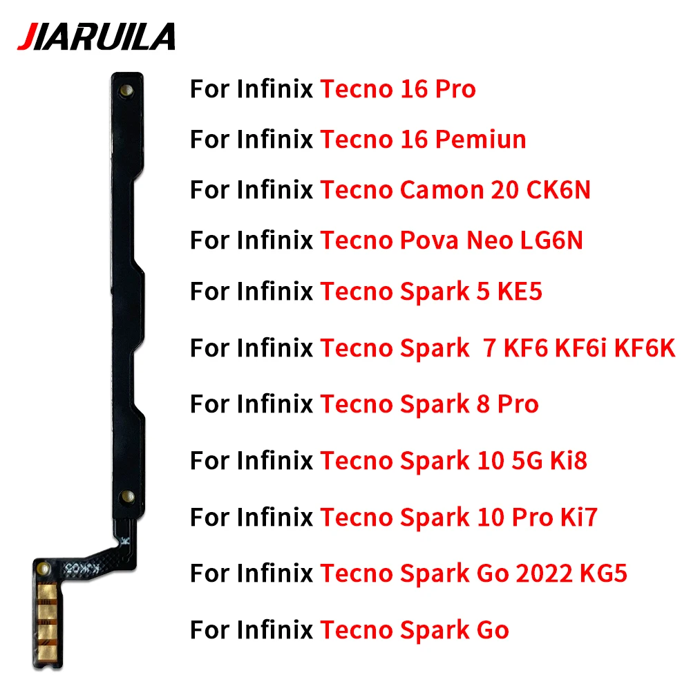 Для Infinix Tecno 16 Pro Camon 20 CK6N Pova Neo LG6N Spark 5 7 8 10 GO 2022 KE5 Кнопка громкости Кнопка включения и выключения Гибкая кнопка
Для Infinix Tecno 16 Pro Camon 20 CK6N Pova Neo LG6N Spark 5 7 8 10 GO 2022 KE5 Кнопка громкости Кнопка включения и выключения Гибкая кнопка