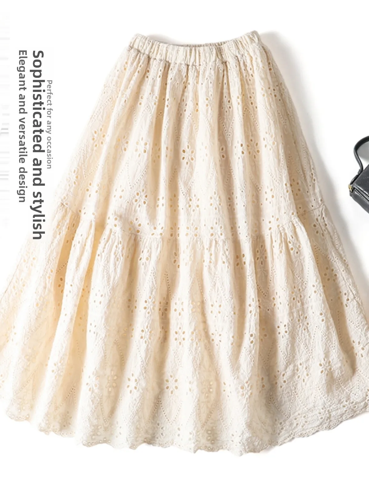 Pure Cotton Embroidered A-Line Skirt White Double Layered Women's Mid-Length Sweet Sle Spring 2024 Faion Trend
Pure Cotton Embroidered A-Line Skirt White Double Layered Women's Mid-Length Sweet Sle Spring 2024 Faion Trend