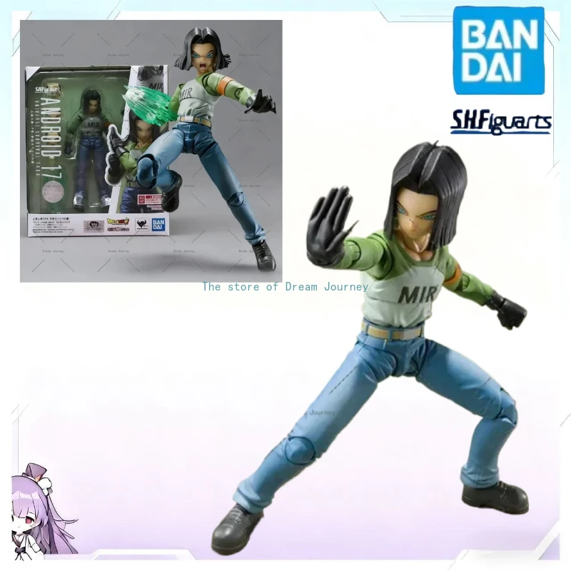 In Stock Bandai Dragon Ball SHF Android 17 Lapis Lazuli Universe Survival Legend Action Figure Series Kids Model Toy
In Stock Bandai Dragon Ball SHF Android 17 Lapis Lazuli Universe Survival Legend Action Figure Series Kids Model Toy