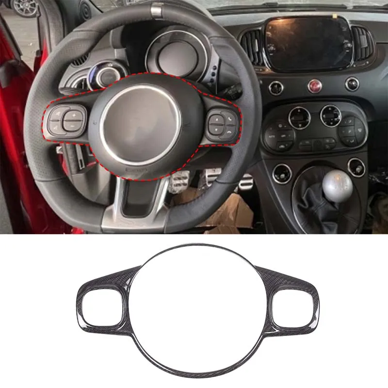 For Fiat 595 2022 Real Carbon Fiber Car Steering Wheel Decorative Frame Sticker Car Interior Accessories
For Fiat 595 2022 Real Carbon Fiber Car Steering Wheel Decorative Frame Sticker Car Interior Accessories