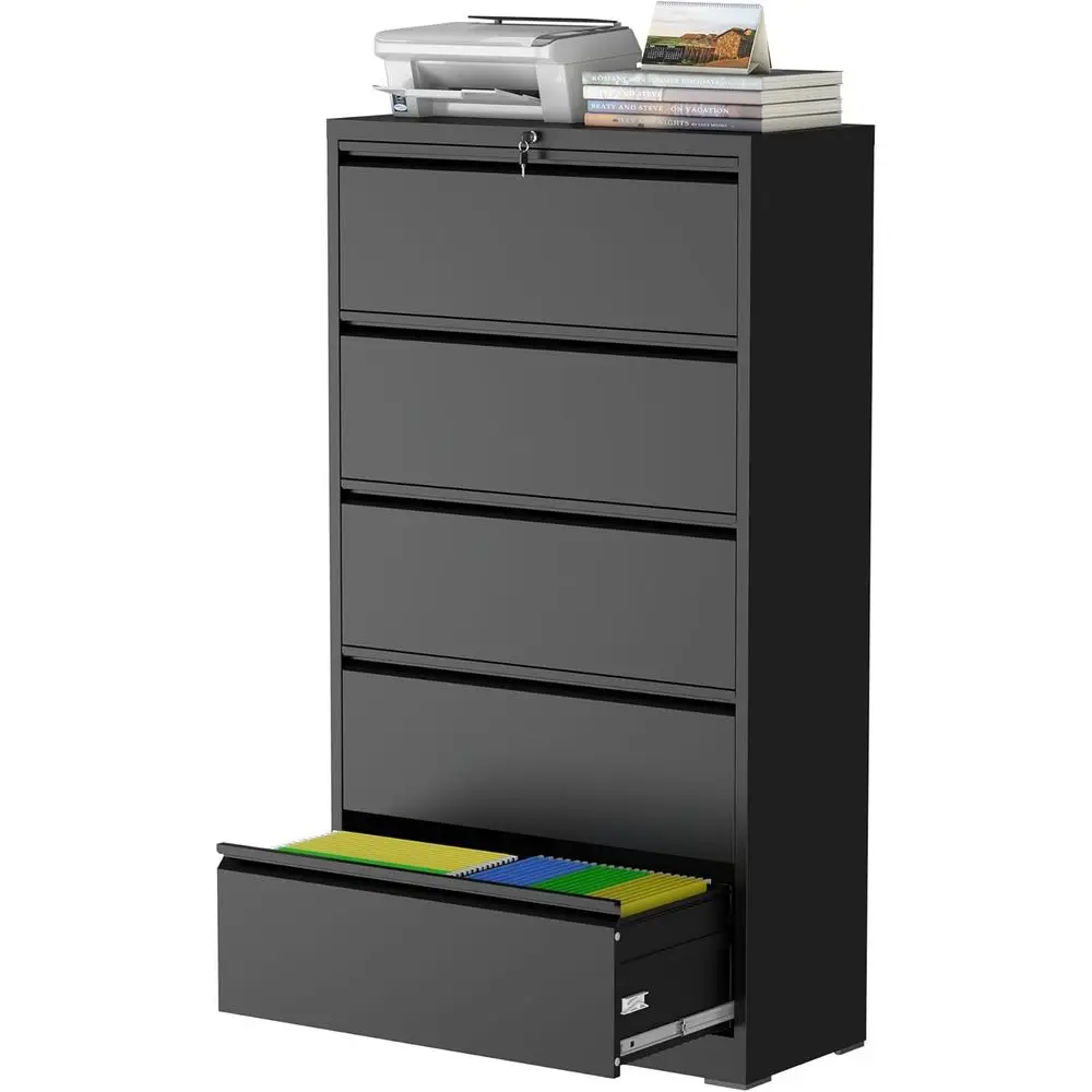 Metal Lateral File Cabinet with Lock, Heavy-Duty Storage, Suitable for Home Office, Legal/Letter/A4 Documents, Assembly Required
Metal Lateral File Cabinet with Lock, Heavy-Duty Storage, Suitable for Home Office, Legal/Letter/A4 Documents, Assembly Required
