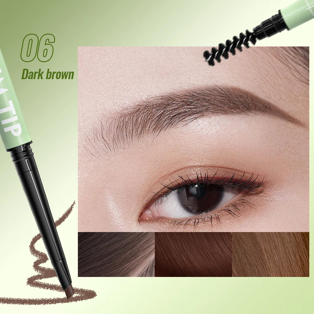 Pudaier 10-color double-tipped eyebrow pencil is waterproof, long-lasting and does not smudge, natural eyebrow brush
Pudaier 10-color double-tipped eyebrow pencil is waterproof, long-lasting and does not smudge, natural eyebrow brush