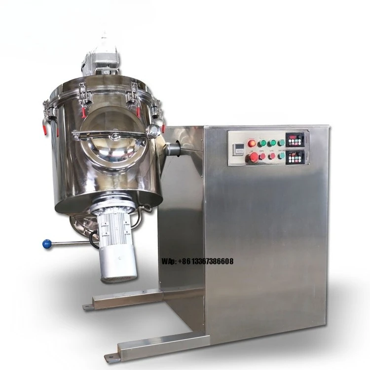 Industry High Speed Three-dimensional Rotational Motion Dispersion Mixer 100L Capacity Food for Dough Powder Mixing
Industry High Speed Three-dimensional Rotational Motion Dispersion Mixer 100L Capacity Food for Dough Powder Mixing