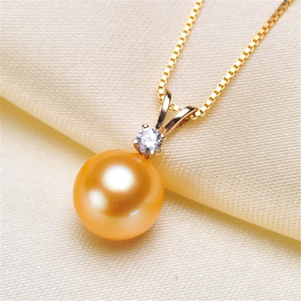 DIY Accessories G18K Yellow Gold Pendant Empty Tray Exquisite Pearl Pendant Necklace Pendant Empty Tray Available Fit 8-10mm
DIY Accessories G18K Yellow Gold Pendant Empty Tray Exquisite Pearl Pendant Necklace Pendant Empty Tray Available Fit 8-10mm