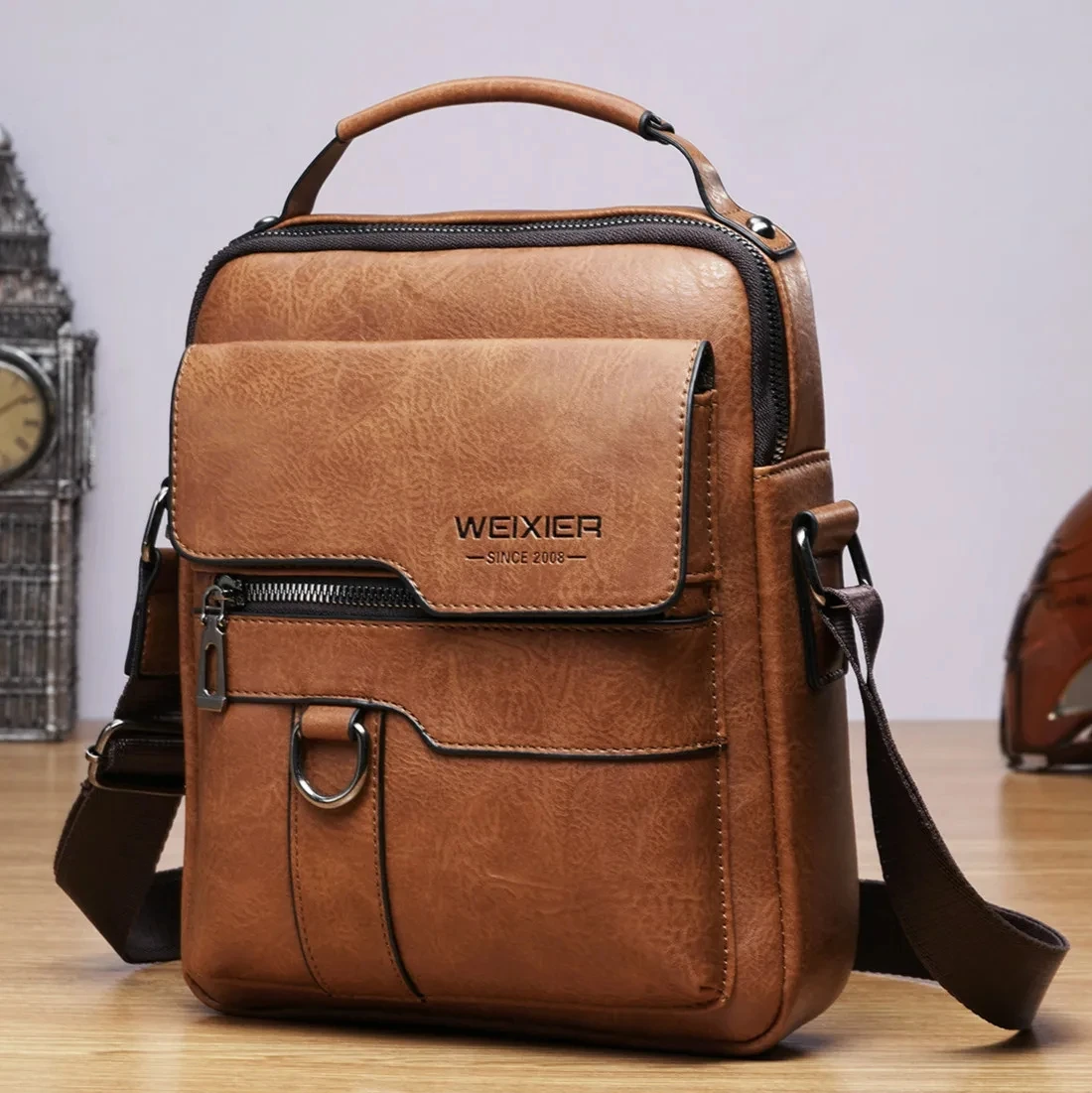 Brand Men Shoulder Bag for 9.7" ipad Men PU Leather Flaps Men's Crossbody Bags Business Flap Male Solid Messenger Bag Travel Bag
Brand Men Shoulder Bag for 9.7" ipad Men PU Leather Flaps Men's Crossbody Bags Business Flap Male Solid Messenger Bag Travel Bag