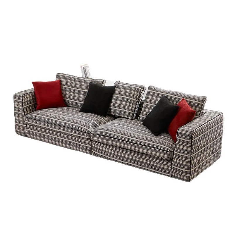 Диван, ретро, минималистский, гостиная, небольшая квартира, полосатый, хлопок и лен, ткань, прямой ряд
Диван, ретро, минималистский, гостиная, небольшая квартира, полосатый, хлопок и лен, ткань, прямой ряд