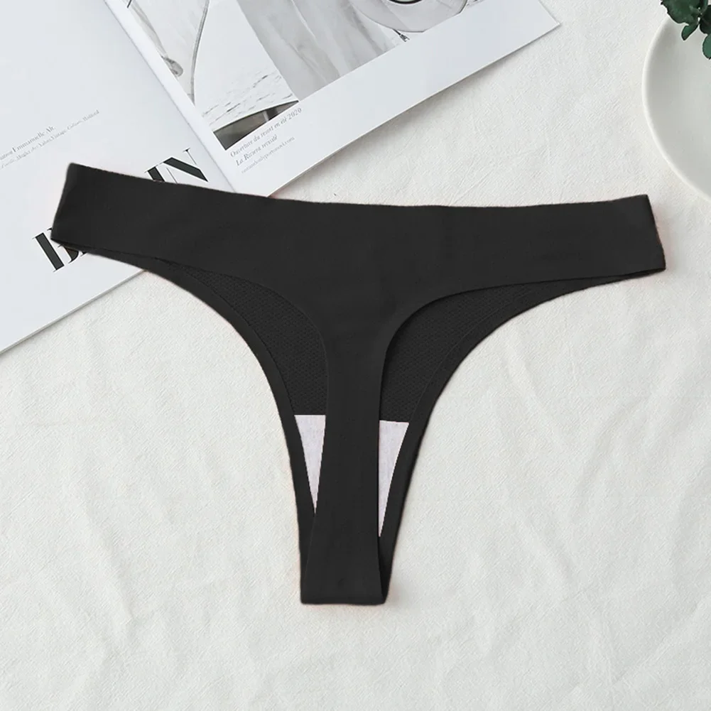 Seamless Women Thong Briefs Sexy Fine Mesh Breathable Soft T Back Underpants Ice Silk Comfortable Underwear Low Waist Lingerie
Seamless Women Thong Briefs Sexy Fine Mesh Breathable Soft T Back Underpants Ice Silk Comfortable Underwear Low Waist Lingerie