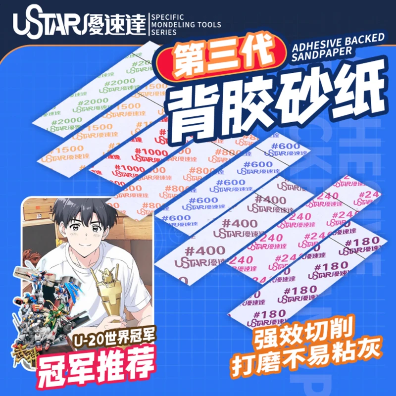 Наждачная бумага на клейкой основе. Полировка модели, полировка. Аксессуары для предварительной резки UA91520 ~ 91527.
Наждачная бумага на клейкой основе. Полировка модели, полировка. Аксессуары для предварительной резки UA91520 ~ 91527.