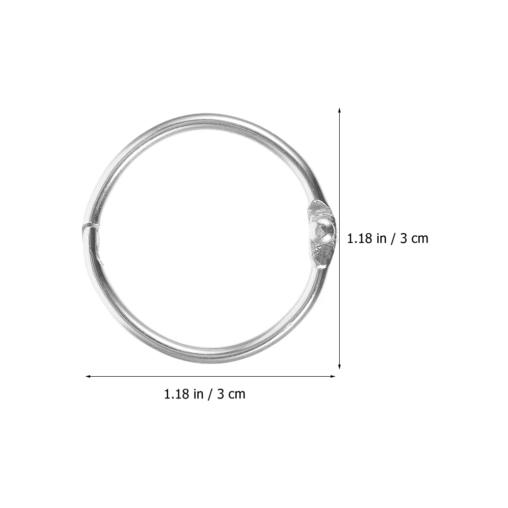 70pcs Metal Binder Reusable Book Notepad Clip Rings Sturdy Strong Hold Scrapbook Rings For Office School Diy Notepad 
70pcs Metal Binder Reusable Book Notepad Clip Rings Sturdy Strong Hold Scrapbook Rings For Office School Diy Notepad