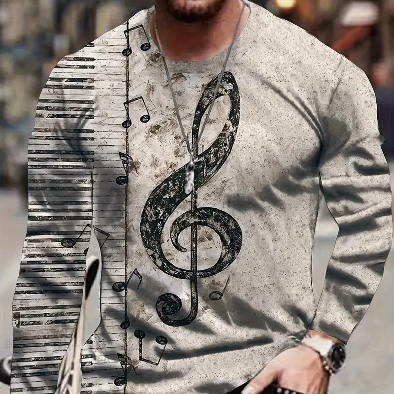 2025 men's printed long-sleeve T-shirt, suitable for concerts and everyday wear, a casual streetwear for all seasons, regular fi
2025 men's printed long-sleeve T-shirt, suitable for concerts and everyday wear, a casual streetwear for all seasons, regular fi