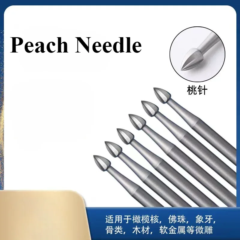 6 Pieces/Box Tungsten Alloy Steel Peach Needle, Olive Amber Carving Drill Bit, Handmade DIY Drill Bit Tool
6 Pieces/Box Tungsten Alloy Steel Peach Needle, Olive Amber Carving Drill Bit, Handmade DIY Drill Bit Tool