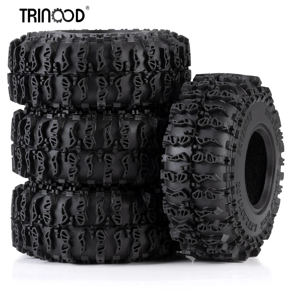 TRINOOD 72mm 1.3inch Rubber Wheel Tires for 1/18 RC Crawler Car TRX4-M Upgrade Parts
TRINOOD 72mm 1.3inch Rubber Wheel Tires for 1/18 RC Crawler Car TRX4-M Upgrade Parts