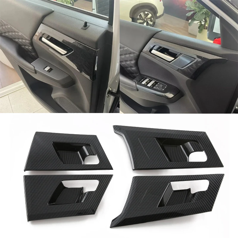 For Mitsubishi Outlander 2022 2023 ABS Carbon Fiber Car Interior Inner Door Bowl Frame Cover Handle Protection Trim Sticker
For Mitsubishi Outlander 2022 2023 ABS Carbon Fiber Car Interior Inner Door Bowl Frame Cover Handle Protection Trim Sticker