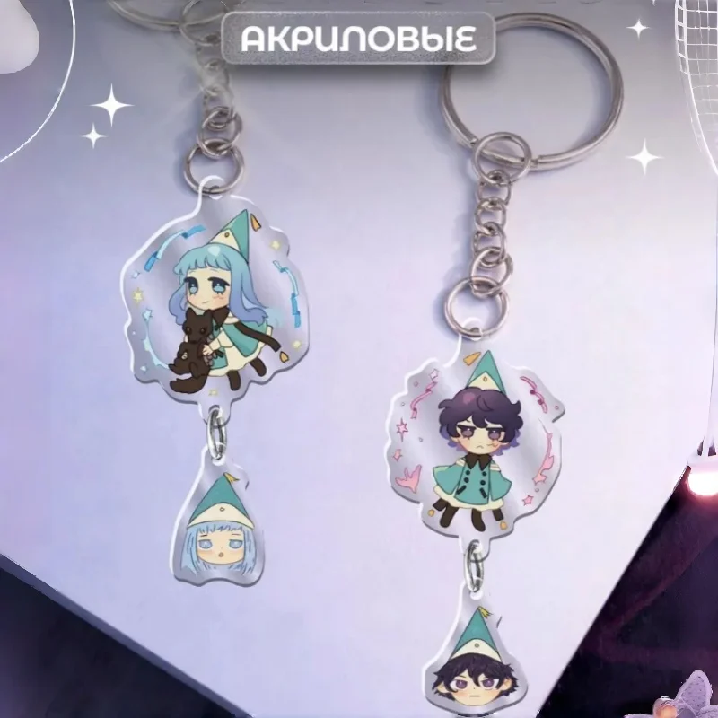 2-pack Acrylic Key Buckle for Witch Hat Atelier Chibi cartoon character Creative Anime Collection Acrylic Pendant Fan GIfes
2-pack Acrylic Key Buckle for Witch Hat Atelier Chibi cartoon character Creative Anime Collection Acrylic Pendant Fan GIfes