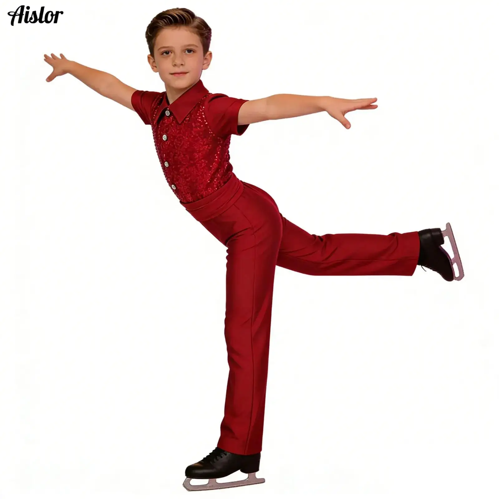 Kids Boys Jazz Hip-hop Dance Leotard Outfits Shiny Sequins Disco Party Dancewear Short Sleeve Gymnastics Dance Jumpsuits
Kids Boys Jazz Hip-hop Dance Leotard Outfits Shiny Sequins Disco Party Dancewear Short Sleeve Gymnastics Dance Jumpsuits