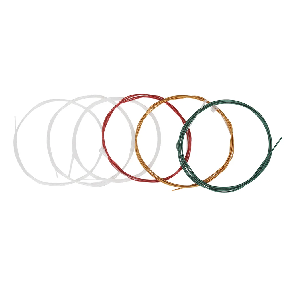 6 PCS / Set Assorted Sizes Nylon Guitar Strings for 6 String Classic Guitar 109mm 089mm 076mm 102mm 081mm 071mm
6 PCS / Set Assorted Sizes Nylon Guitar Strings for 6 String Classic Guitar 109mm 089mm 076mm 102mm 081mm 071mm