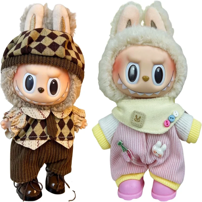 MAGIC SELECT 2-Piece Doll Clothes, Compatible with Labubu 17 cm Plush, 2 Sets with Clothes and Accessories. (Plush Not Included)
MAGIC SELECT 2-Piece Doll Clothes, Compatible with Labubu 17 cm Plush, 2 Sets with Clothes and Accessories. (Plush Not Included)