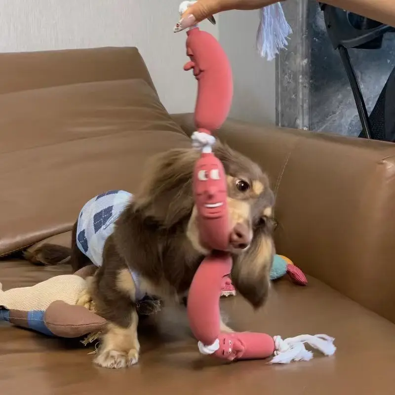 Pet Dogs Toy Sausage Toy For Dogs Supplies Fit for All Puppy Pet Toy Funny Durable Chew Teeth Grinding Cute Toy Pets Supplies 
Pet Dogs Toy Sausage Toy For Dogs Supplies Fit for All Puppy Pet Toy Funny Durable Chew Teeth Grinding Cute Toy Pets Supplies
