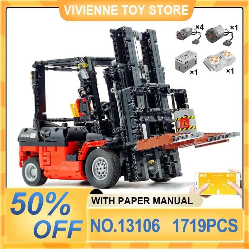 MOULD KING 13106 Technical City Engineering Car Racing Forklift Truck Building Block Brick Assembly Toy Christmas Gift Kid Adult
MOULD KING 13106 Technical City Engineering Car Racing Forklift Truck Building Block Brick Assembly Toy Christmas Gift Kid Adult