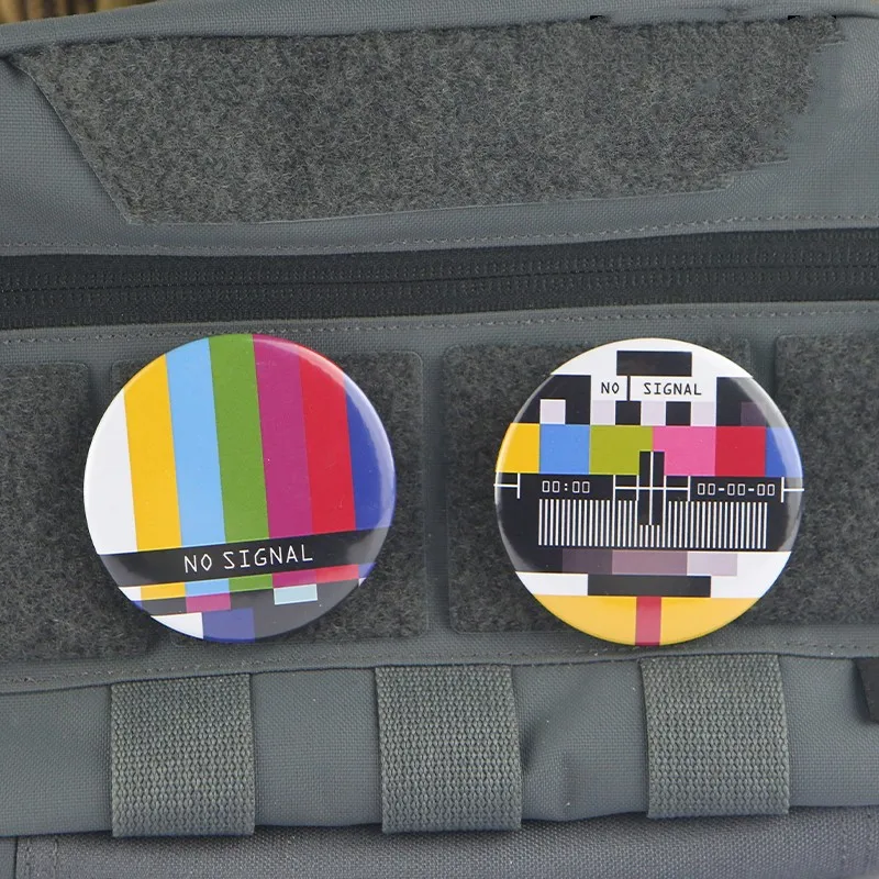 No Signal Metal Patch Not On The Channel Multicolor Tactical Badges Stickers For Clothes Backpack Applique Decoration
No Signal Metal Patch Not On The Channel Multicolor Tactical Badges Stickers For Clothes Backpack Applique Decoration