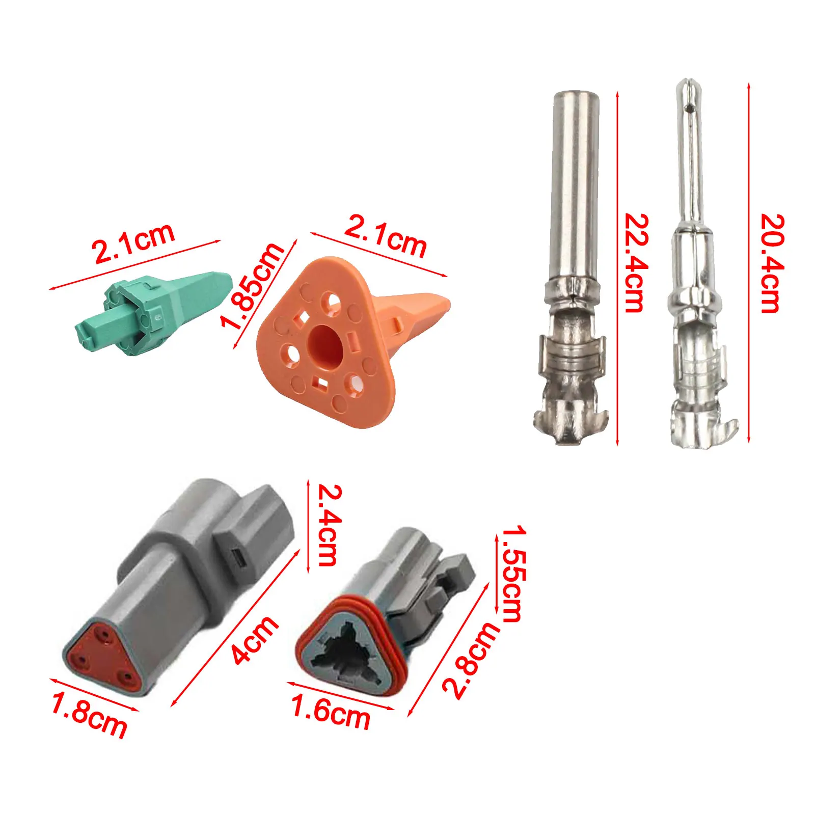 3 Pin Quick Connector Kit Waterproof Connectors for Easy Installation in For Cars Trucks and Electric Vehicles
3 Pin Quick Connector Kit Waterproof Connectors for Easy Installation in For Cars Trucks and Electric Vehicles