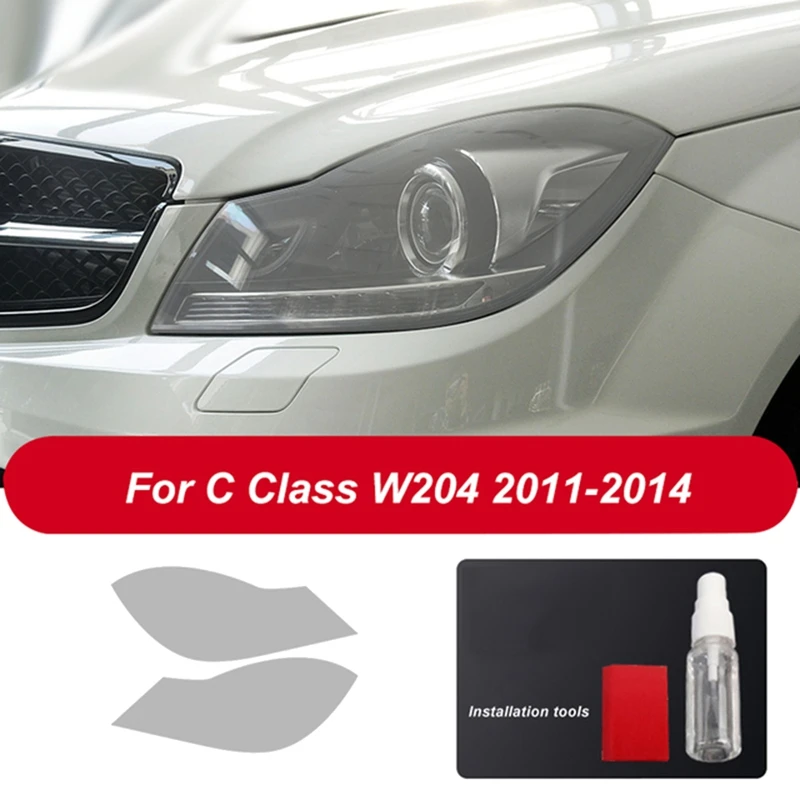 Car Front Headlight Cover TPU Protective Film for Mercedes Benz C Class W204 C63 AMG 2011-2014
Car Front Headlight Cover TPU Protective Film for Mercedes Benz C Class W204 C63 AMG 2011-2014