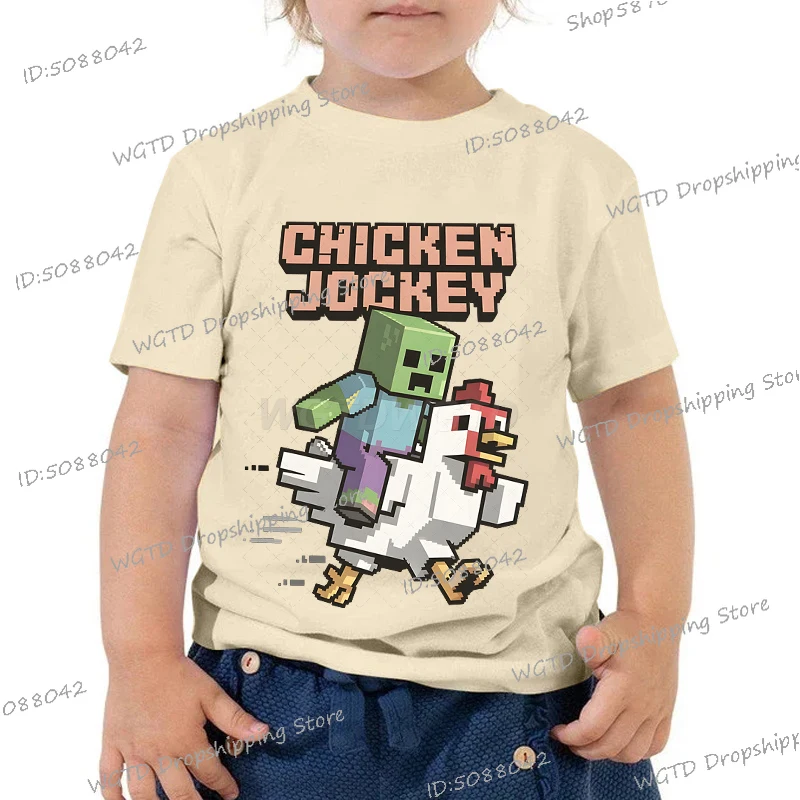 New Chicken Jockey Kids T-shirt Cartoon Game Figure Print Tops Boys Girls Casual Short Sleeve Tshirt Summer Children's Clothing
New Chicken Jockey Kids T-shirt Cartoon Game Figure Print Tops Boys Girls Casual Short Sleeve Tshirt Summer Children's Clothing