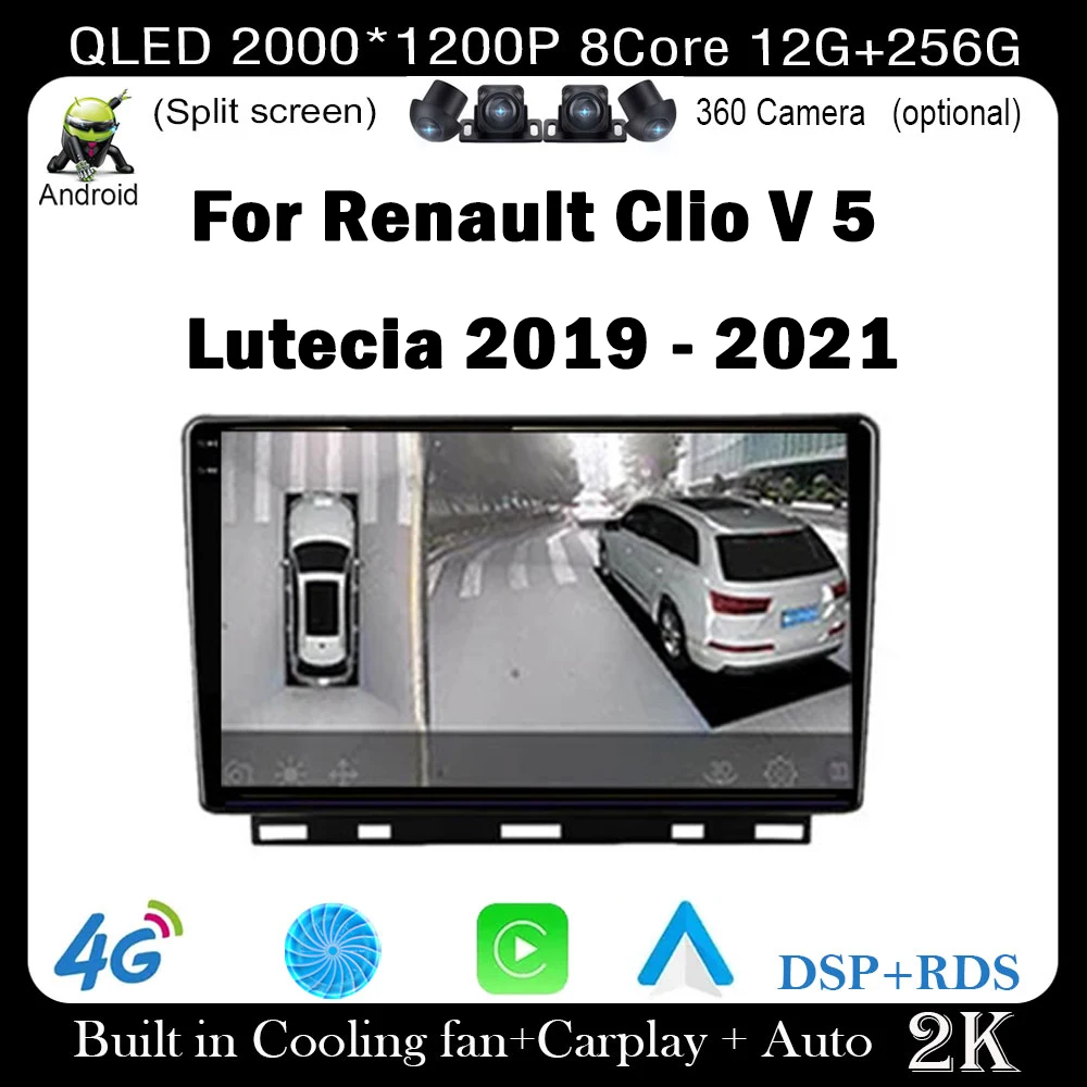 Android 14 For Renault Clio V 5 Lutecia 2019 - 2021 Car Auto Radio Multimedia Video Carplay GPS Navigation Stereo camera Screen
Android 14 For Renault Clio V 5 Lutecia 2019 - 2021 Car Auto Radio Multimedia Video Carplay GPS Navigation Stereo camera Screen