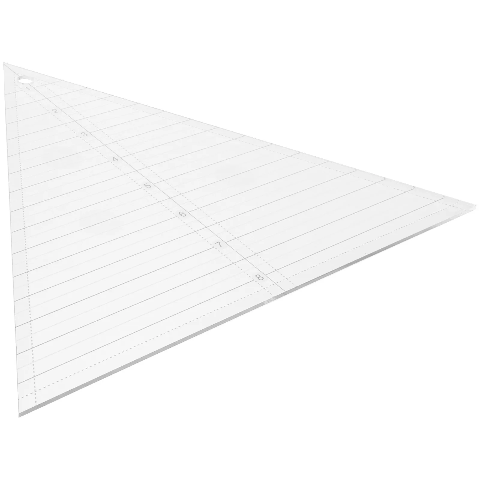 Quilting Ruler Transparent Acrylic Patchwork Cutting Template Triangle Sewing Ruler Quilting Supply Craft DIY Sewing Template
Quilting Ruler Transparent Acrylic Patchwork Cutting Template Triangle Sewing Ruler Quilting Supply Craft DIY Sewing Template