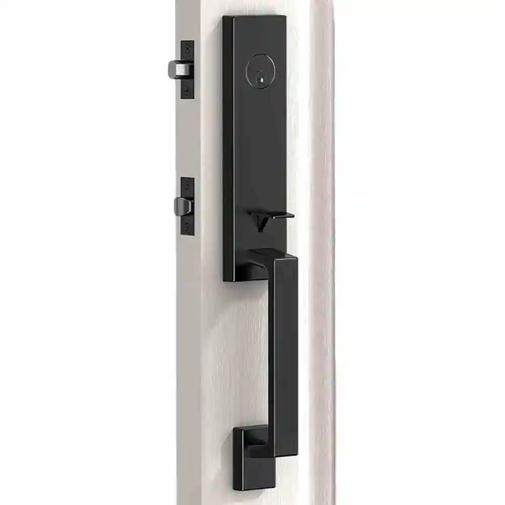 Mensarix Front Door Handle with Deadbolt Set Black with Interior Lever, Reversible for Right & Left Sided Doors, for Front Door,
Mensarix Front Door Handle with Deadbolt Set Black with Interior Lever, Reversible for Right & Left Sided Doors, for Front Door,