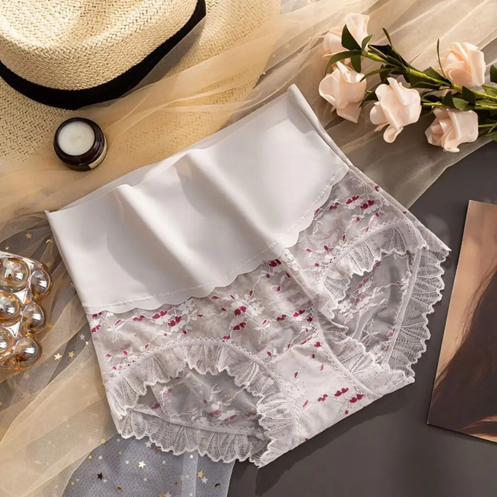 Ultrathin Lace Panties for Women High Waist Ice Silk Mesh Flower Briefs Underpants Cotton Crotch Seamless Underwear Gifts
Ultrathin Lace Panties for Women High Waist Ice Silk Mesh Flower Briefs Underpants Cotton Crotch Seamless Underwear Gifts