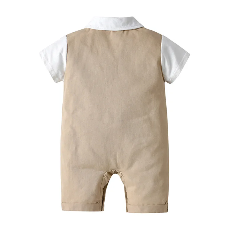 Hand Source Summer Children's Short Sleeve Fart Clothing Climbing Clothing Boys' Hooded One-piece Baby Clothes
Hand Source Summer Children's Short Sleeve Fart Clothing Climbing Clothing Boys' Hooded One-piece Baby Clothes