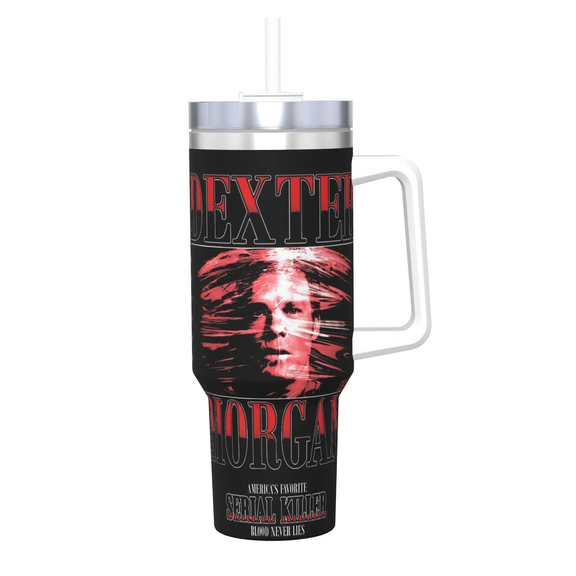 40oz Dexter Morgan Blood Vacuum Insulated Tumbler Forensic TV Series Double Wall Mug Water Bottle Cup Travel Print
40oz Dexter Morgan Blood Vacuum Insulated Tumbler Forensic TV Series Double Wall Mug Water Bottle Cup Travel Print