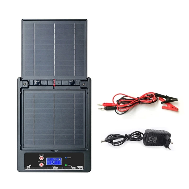 Solar Fueled Electric Fence Power Supply with Adjustable 6KV to 12KV Output Electric Easy to Use for Cattle Sheep & Pigs 37JD
Solar Fueled Electric Fence Power Supply with Adjustable 6KV to 12KV Output Electric Easy to Use for Cattle Sheep & Pigs 37JD