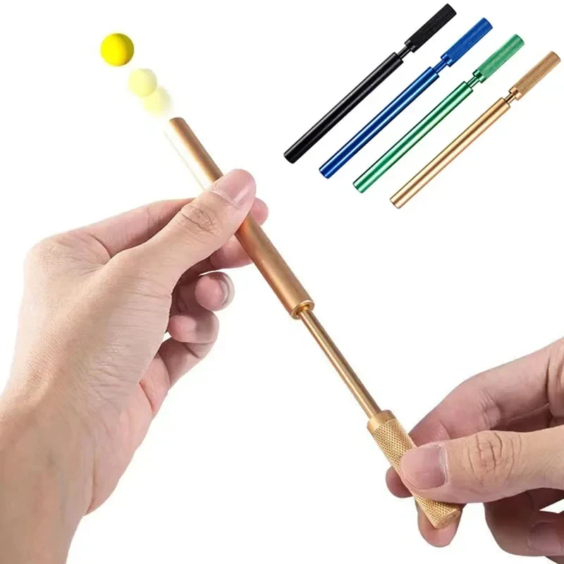 Aluminum Alloy Soft Pinball Launcher Guns Toy Small Ball Shooter Crackling Tube Bamboo Shooting Game Interesting Cracking Toys
Aluminum Alloy Soft Pinball Launcher Guns Toy Small Ball Shooter Crackling Tube Bamboo Shooting Game Interesting Cracking Toys 