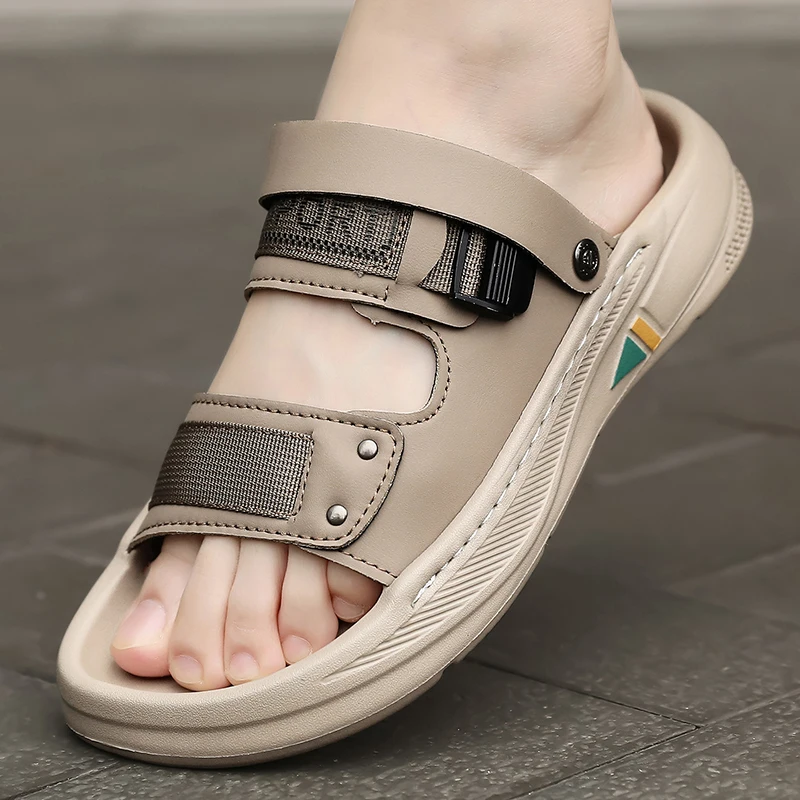 Thick Sole Beach Sandals Men's Summer Hot Sale Casual Shoes Men Fashion Comfortable Anti Slip Eva Man Sneakers Slippers Footwear
Thick Sole Beach Sandals Men's Summer Hot Sale Casual Shoes Men Fashion Comfortable Anti Slip Eva Man Sneakers Slippers Footwear