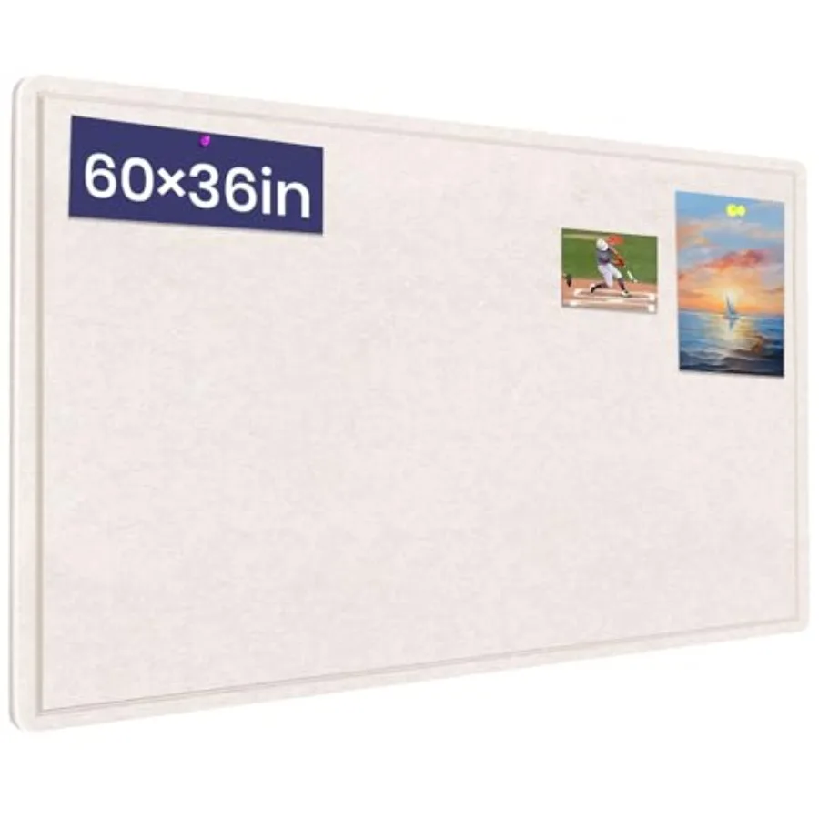 Large Cork Bulletin Board - With 30 Pushpins, 5' 3' P Board for Walls, Self-Adhesive Felt Vision Board, Foldable Photo Board
Large Cork Bulletin Board - With 30 Pushpins, 5' 3' P Board for Walls, Self-Adhesive Felt Vision Board, Foldable Photo Board