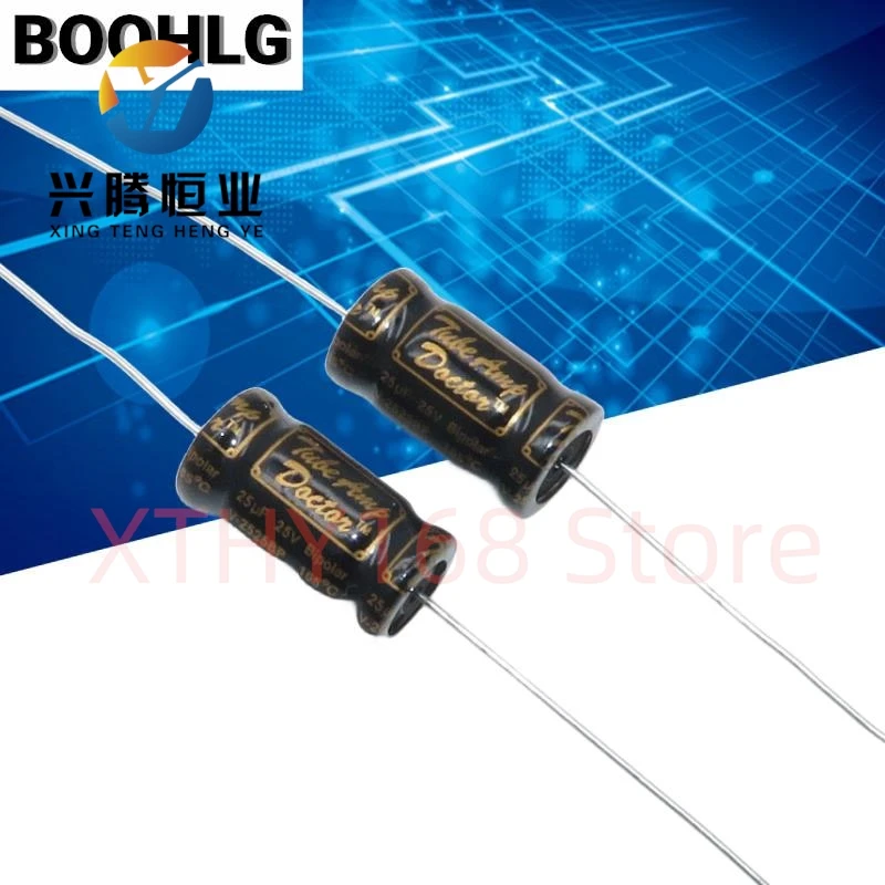 10PCS BP audio speaker horizontal axial non-polar audio aluminum electrolytic capacitor 25V 25uf 10X20mm
10PCS BP audio speaker horizontal axial non-polar audio aluminum electrolytic capacitor 25V 25uf 10X20mm
