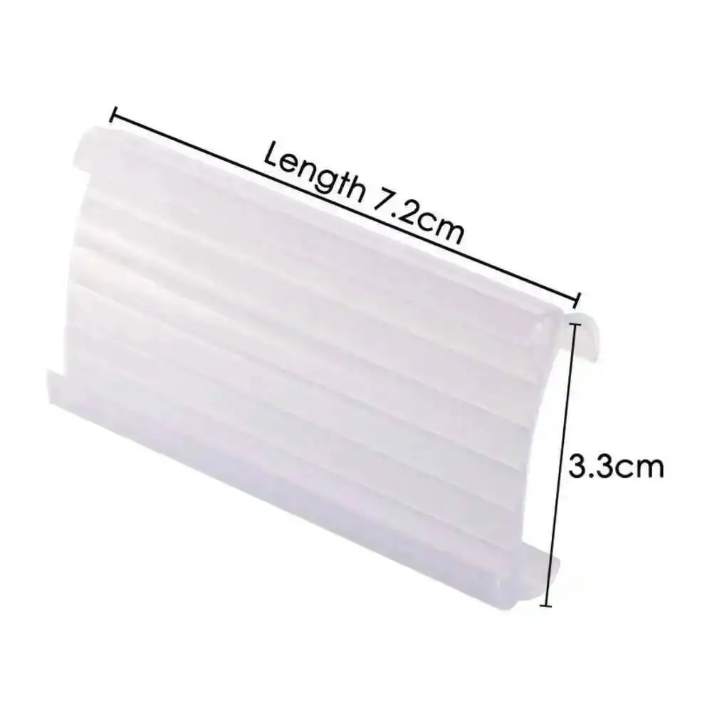 Storage Display Rack Label Holder Arc Open-face C-channel Data Strip For Wire Shelves Curved Front Face Improves Viewing Angle
Storage Display Rack Label Holder Arc Open-face C-channel Data Strip For Wire Shelves Curved Front Face Improves Viewing Angle