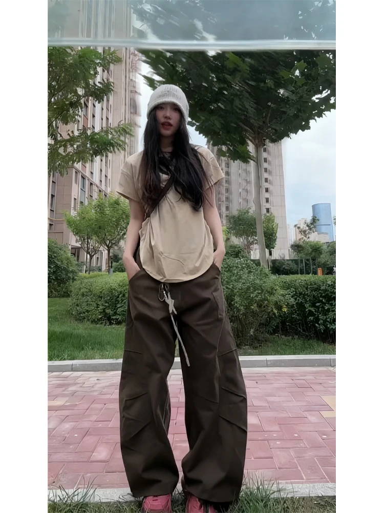 High Waist Pleated Work Pants Men Women Sle High Street Spring Autumn Loose Straight Casual Pants Slimming Knife ape
High Waist Pleated Work Pants Men Women Sle High Street Spring Autumn Loose Straight Casual Pants Slimming Knife ape