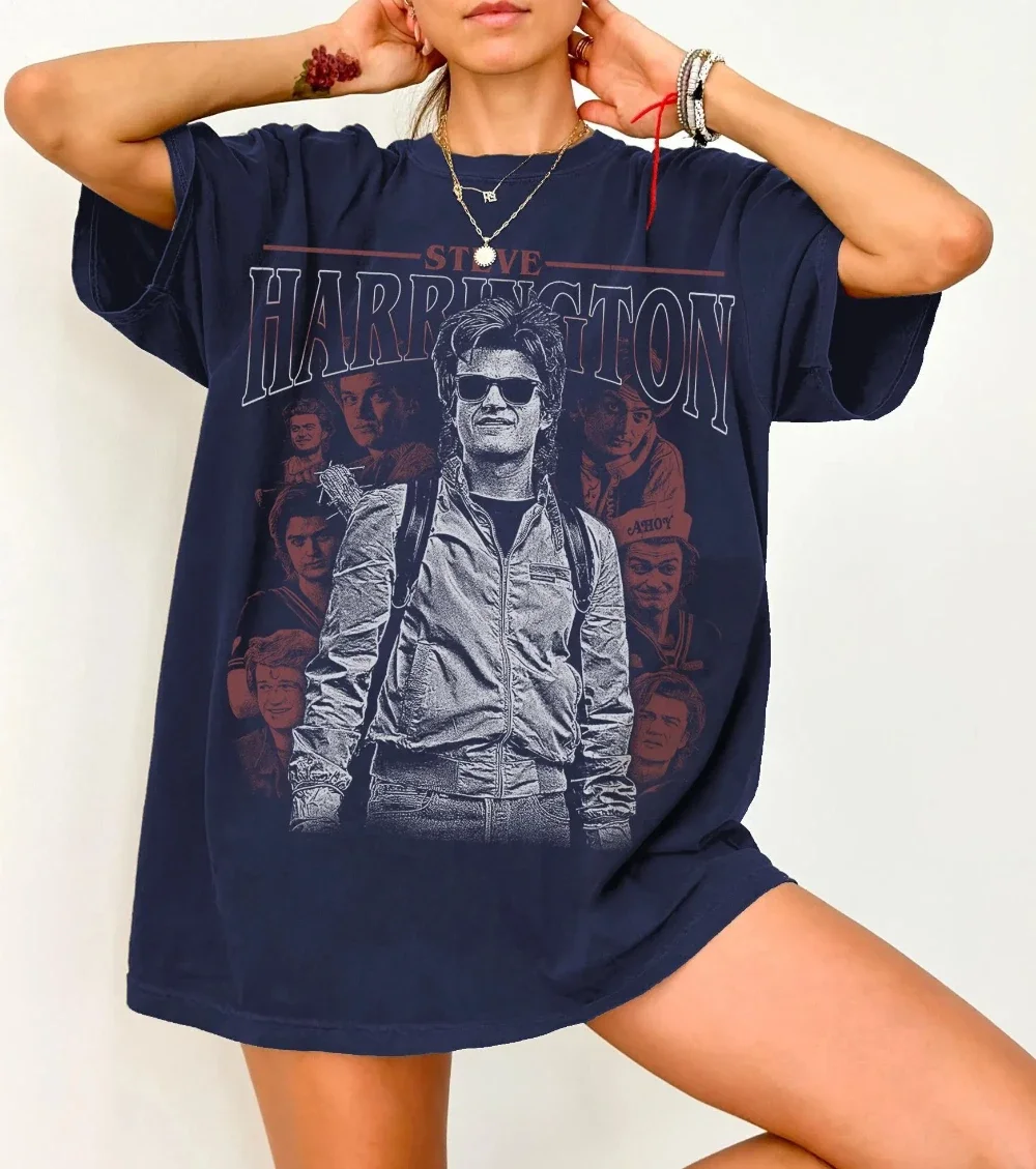 Steve Harrington T-Shirt Unisex Graphic Tee 80s TV Show Shirt Retro Vintage Clothing Fan Fashion Popular Gift
Steve Harrington T-Shirt Unisex Graphic Tee 80s TV Show Shirt Retro Vintage Clothing Fan Fashion Popular Gift