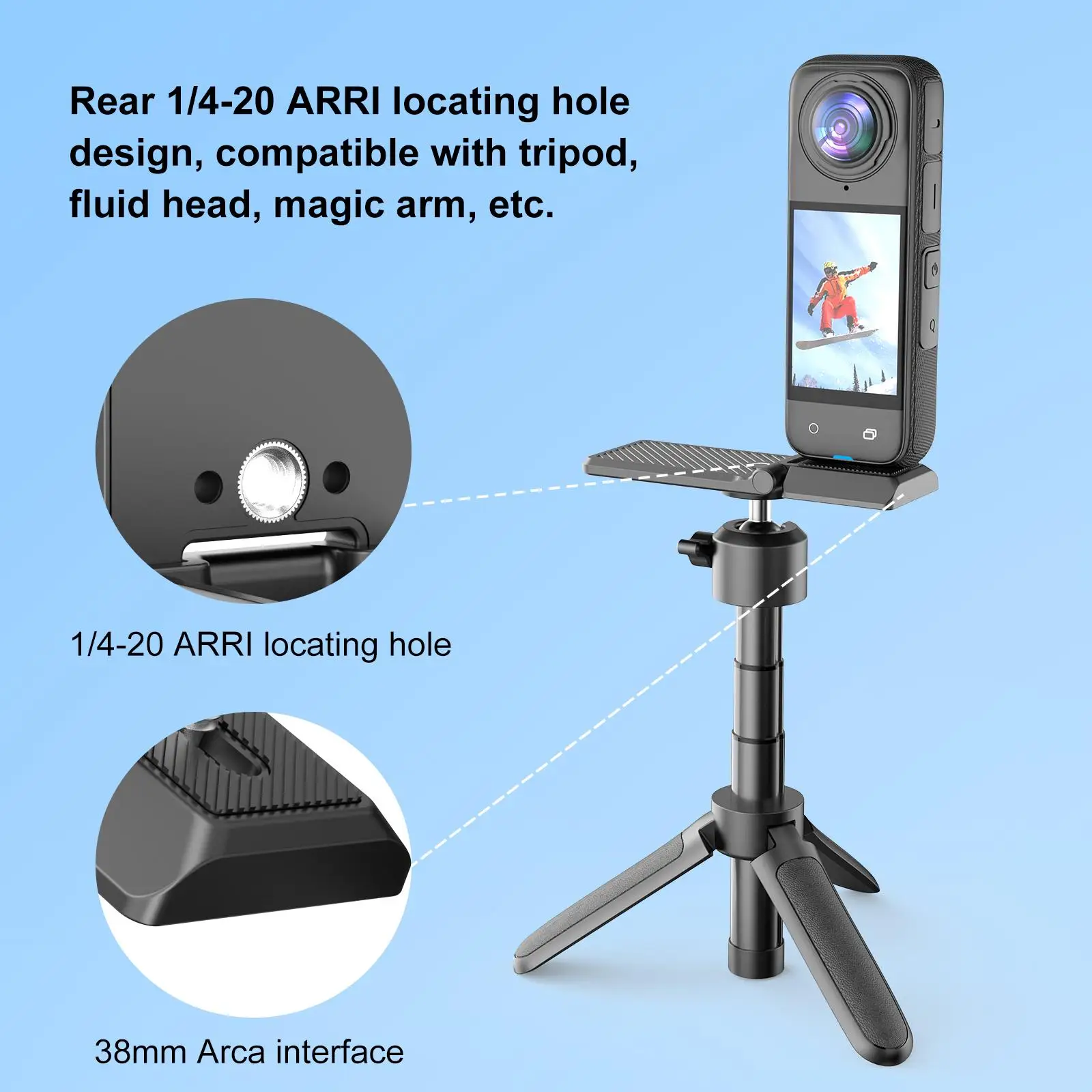 Алюминиевый магнитный адаптер PULUZ, быстроразъемный L-образный кронштейн 1/4 для Insta360 X4/X5/DJI Pocket 3/DJI Osmo 360
Алюминиевый магнитный адаптер PULUZ, быстроразъемный L-образный кронштейн 1/4 для Insta360 X4/X5/DJI Pocket 3/DJI Osmo 360