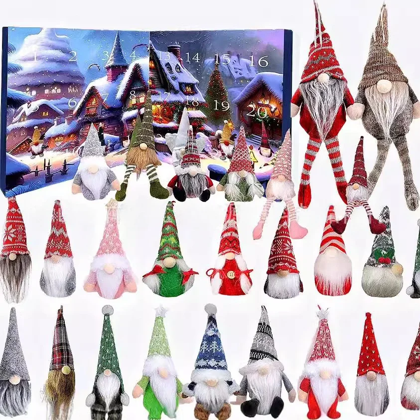 Christmas Advent Calenda Countdown Dwarf Plush Doll Children Gift Little Elf Ornaments Family Play Together Home Creative Decor
Christmas Advent Calenda Countdown Dwarf Plush Doll Children Gift Little Elf Ornaments Family Play Together Home Creative Decor