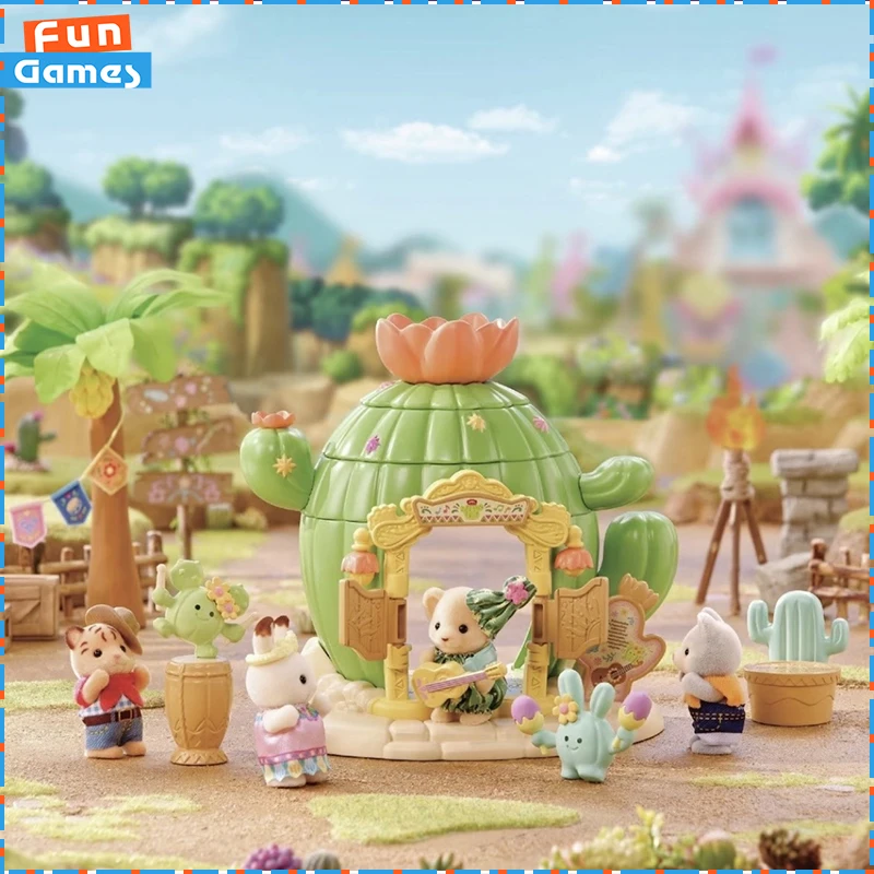 New Original Sylvanian Families Cactus House Scene Kit Flocked Animal Doll Toy Cute Desktop Collectible Display Ornament Gift
New Original Sylvanian Families Cactus House Scene Kit Flocked Animal Doll Toy Cute Desktop Collectible Display Ornament Gift