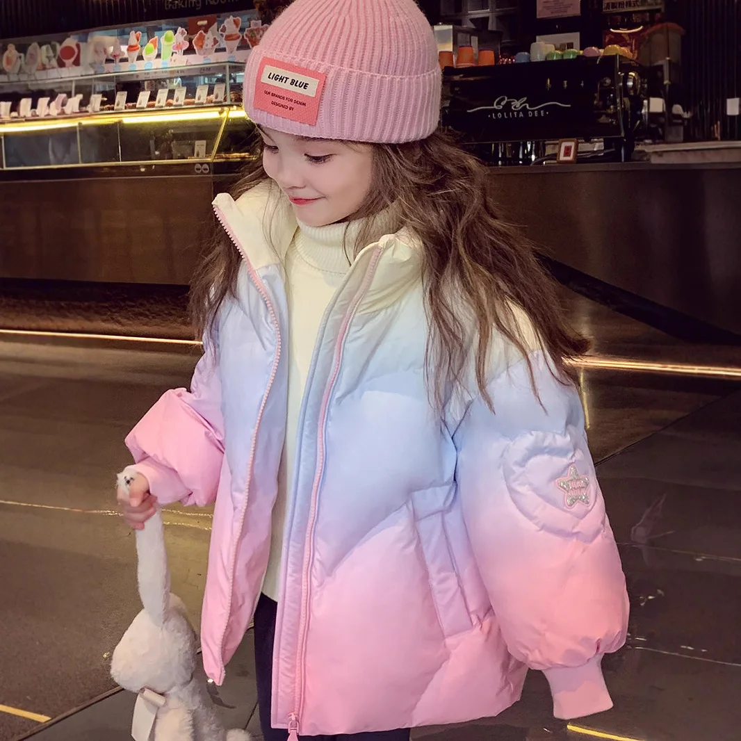Girls Winter 2025 New Thickened Down Cotton-padded Jacket Children's Cotton-padded Jacket Fashionable Jacket
Girls Winter 2025 New Thickened Down Cotton-padded Jacket Children's Cotton-padded Jacket Fashionable Jacket