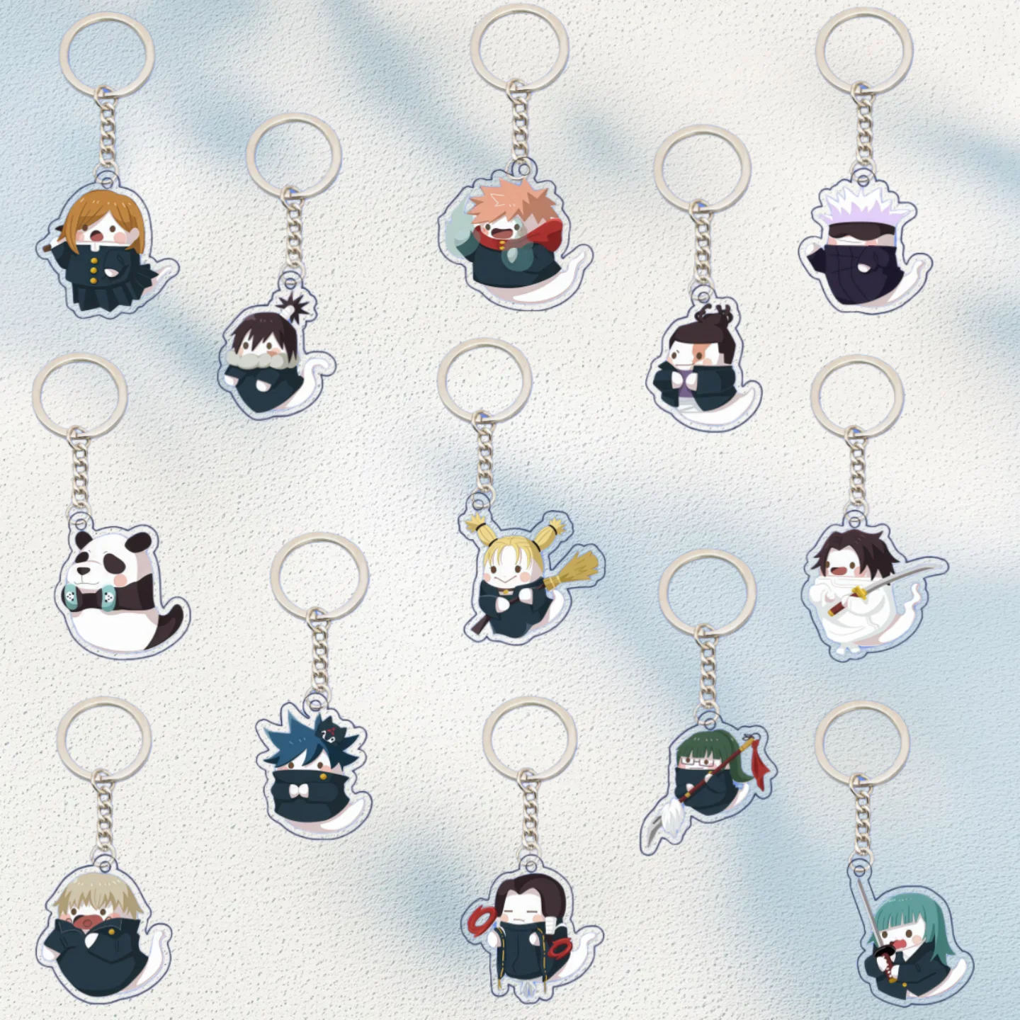 Acrylic Anime Cartoon Keychain for Itadori Yuji Gojo Satoru Kugisaki Nobara Fushiguro Megumi Choso Inumaki Toge Backpack Pendant
Acrylic Anime Cartoon Keychain for Itadori Yuji Gojo Satoru Kugisaki Nobara Fushiguro Megumi Choso Inumaki Toge Backpack Pendant